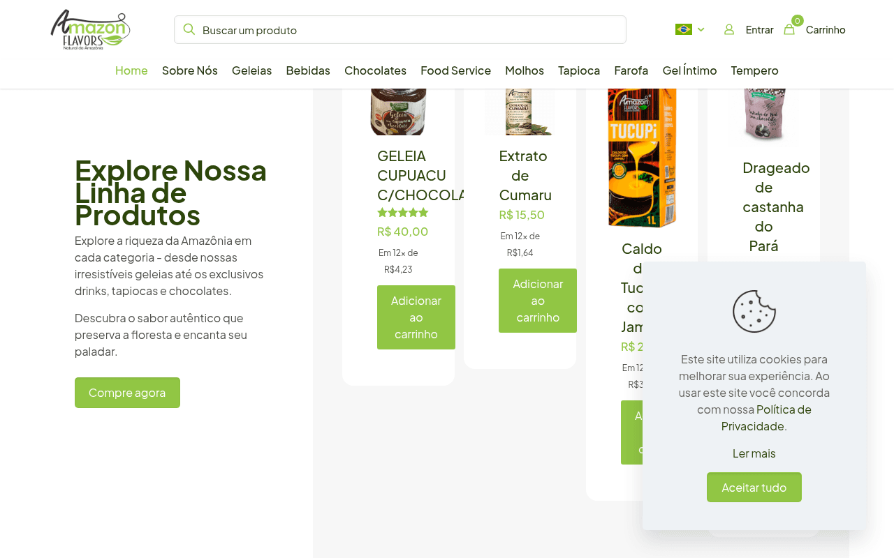 Screenshot 2 - amazonflavors.com.br