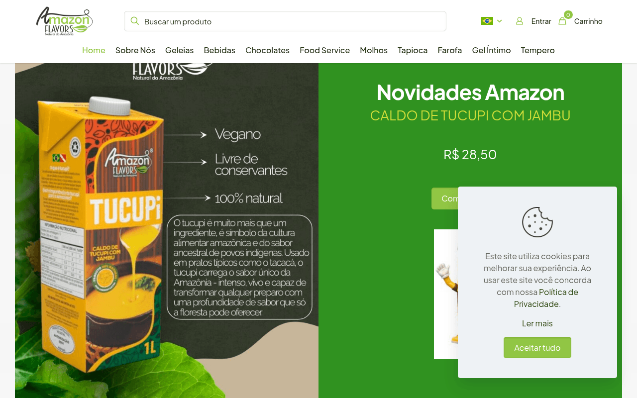 Screenshot 3 - amazonflavors.com.br